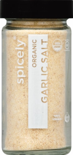 Spicely Organic Garlic Salt Perspective: front