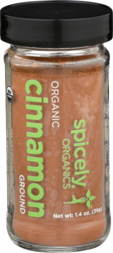 Spicely Organic Ground Cinnamon Perspective: front