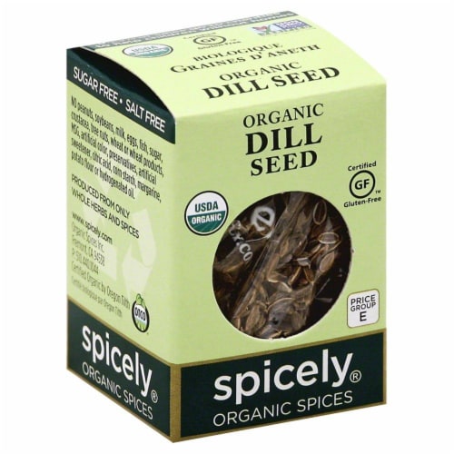 Spicely® Organics Dill Seed Perspective: front