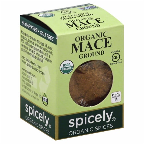 Spicely Organics Ground Mace Perspective: front