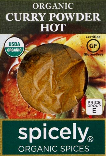 Spicely Organics® Hot Curry Powder Perspective: front