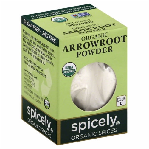 Spicely Organics Arrowroot Powder Perspective: front
