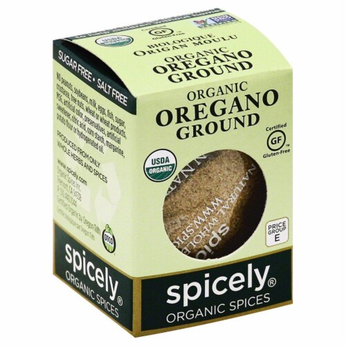 Spicely Organics Oregano Perspective: front
