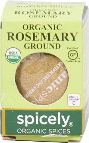 Spicely Organics Ground Rosemary Perspective: front