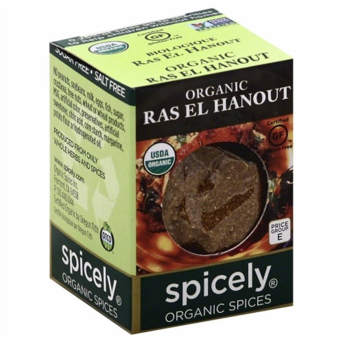 Spicely Organic Ras El Hanout Seasoning Perspective: front