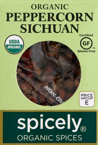 Spicely Organics Peppercorn Sichuan Seasoning Perspective: front