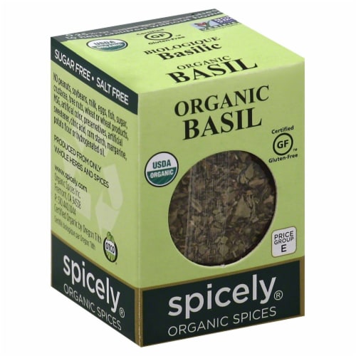 Spicely Organic Basil Perspective: front