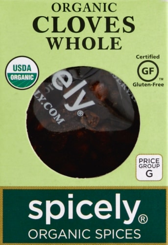 Spicely Organic Whole Cloves Perspective: front