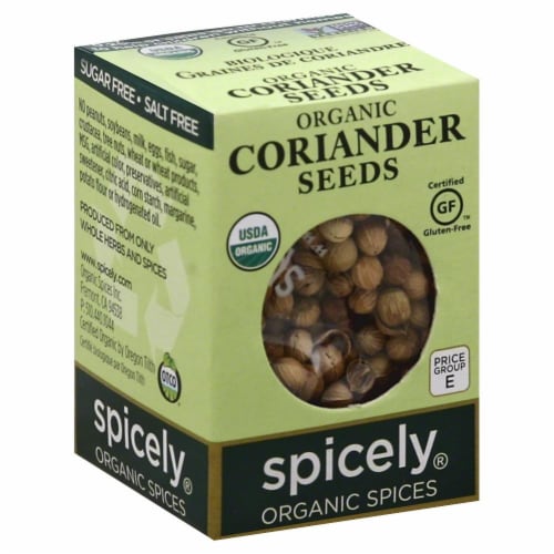 Spicely Organic Coriander Seeds Perspective: front