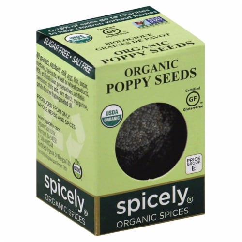Spicely Organic Poppy Seeds Perspective: front