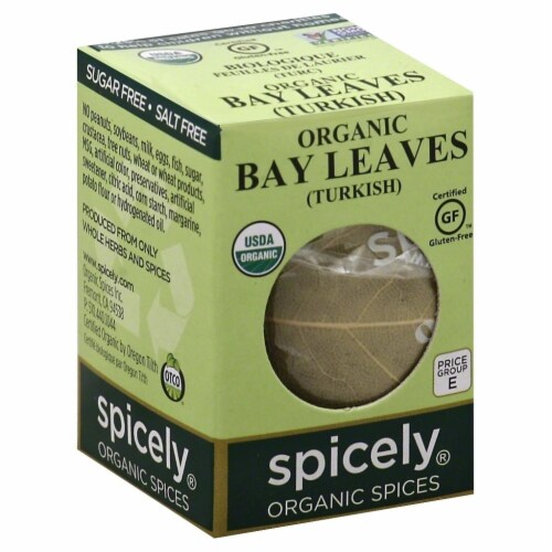 Spicely Organic Bay Leaves Perspective: front