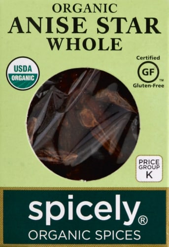 Spicely® Organic Whole Anise Star Perspective: front