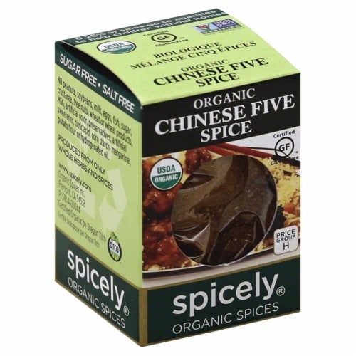 Spicely Organic Chinese Five Spice Perspective: front