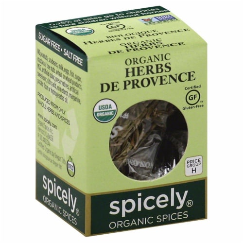 Spicely Organic Herbs De Provence Perspective: front