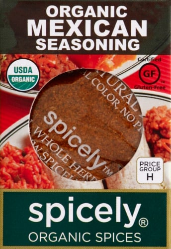 Spicely Organic Mexican Seasoning Perspective: front