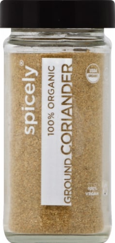 Spicely Organic Ground Coriander Perspective: front