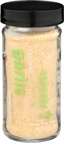 Spicely Organic Granulated Garlic Perspective: front