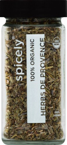 Spicely Organics Herbs De Provence Seasoning Perspective: front