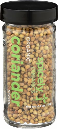 Spicely Organics Coriander Seeds Perspective: front