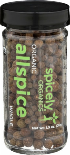 Spicely Organics Whole Allspice Perspective: front