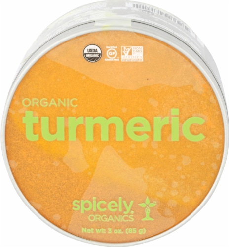 Spicely® Organic Turmeric Perspective: front