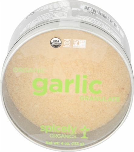 Spicely Organic Garlic Granulates Perspective: front
