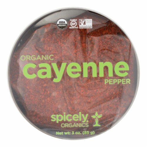 Spicely Organics Organic Cayenne Pepper Perspective: front