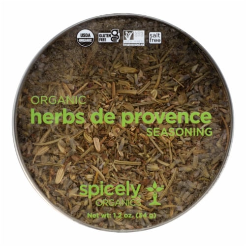 Spicely Organics Herbs de Provence Perspective: front