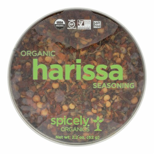 Spicely Organics - Organic Harissa - Case of 2 - 2.2 oz. Perspective: front