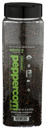 Spicely Organics Black Peppercorn Perspective: front