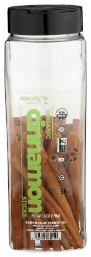 Spicely Organics Cinnamon Sticks Perspective: front