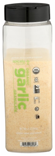 Spicely Organics Garlic Granulate Perspective: front