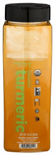 Spicely Organics Turmeric Perspective: front