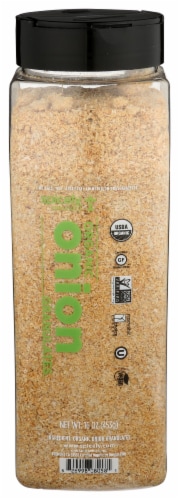 Spicely Organics Onion Granulate Perspective: front