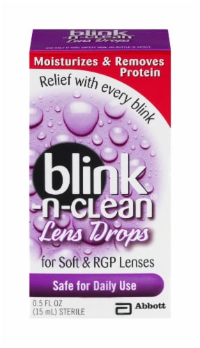 Blink-N-Clean Lens Drops Perspective: front