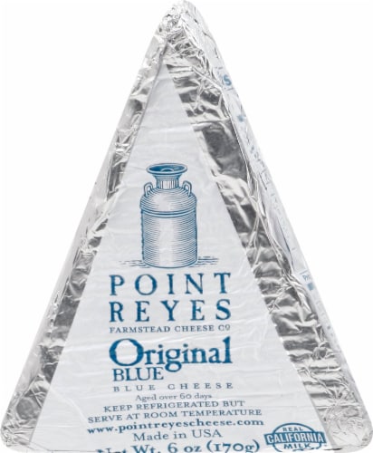 Point Reyes Farmstead Original Blue Wedge Cheese Perspective: front