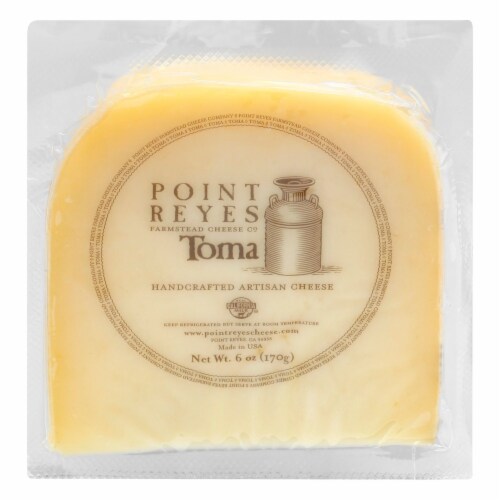 Point Reyes Toma Artisan Cheese Wedge Perspective: front