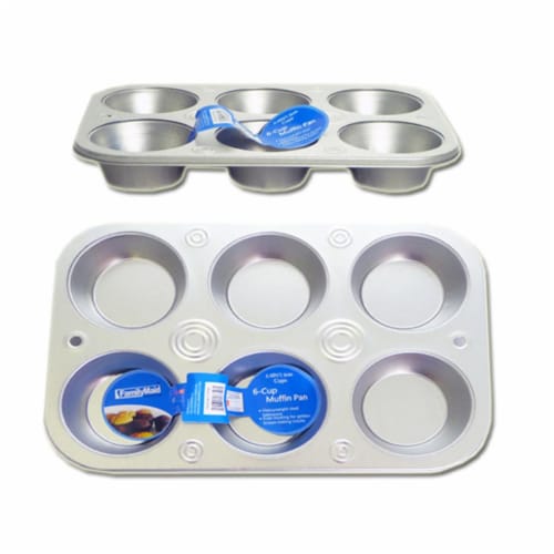 Familymaid 13749 2.9 in. Cupcake Pan, 6 Cup - Pack of 48 Perspective: front