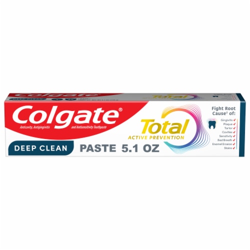 Colgate Total Deep Clean Whitening Toothpaste with Mint Flavor