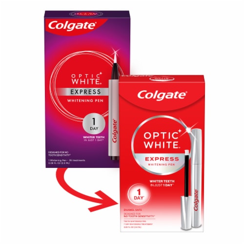 Colgate Optic White Express Teeth Whitening Pen Perspective: front