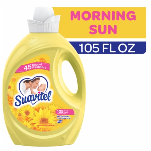 Suavitel Liquid Fabric Conditioner Laundry Fabric Softener Morning Sun Scent Perspective: front