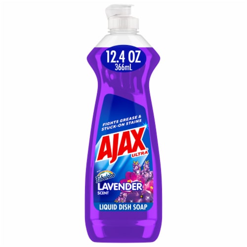 Ajax Ultra with Fabuloso Lavender Scent Liquid Dish Soap Perspective: front