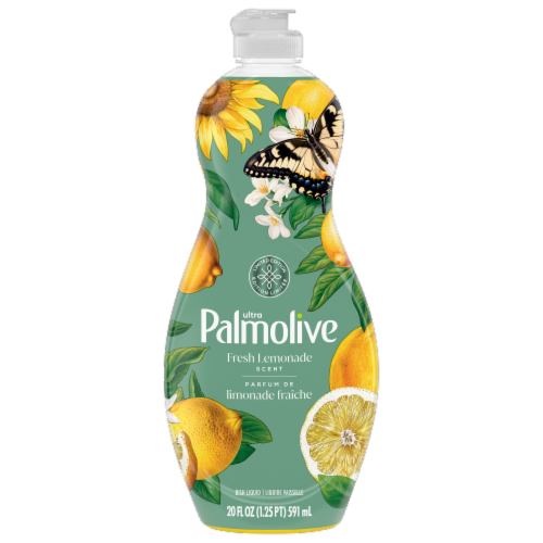 Palmolive Ultra Strength Fresh Lemonade Scent Liquid Dish Soap Perspective: front
