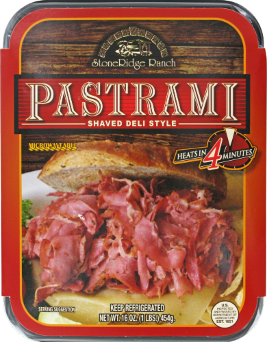 Stoneridge Ranch Shaved Pastrami Perspective: front
