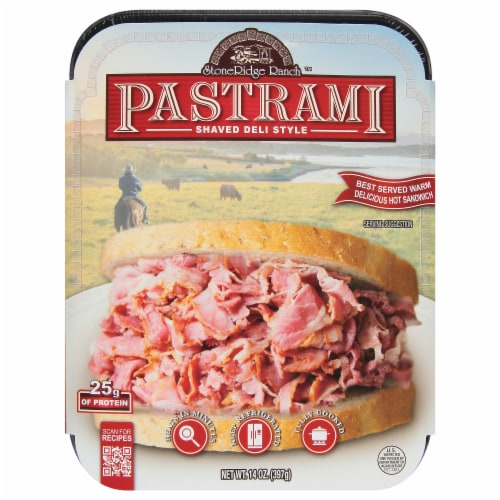StoneRidge Ranch™ Shaved Deli Style Pastrami Perspective: front