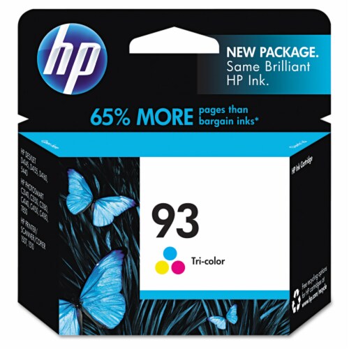 HP 93 Ink Cartridge - Tri-Color Perspective: front