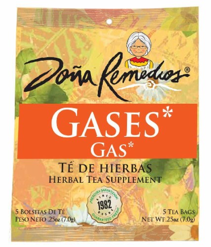 Dona Remedios Gas Herbal Tea Supplement Perspective: front