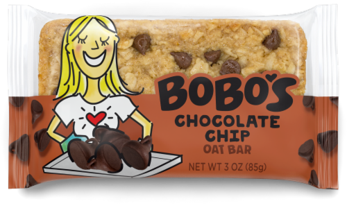 Bobo's® Gluten Free Chocolate Chip Oat Bar Perspective: front