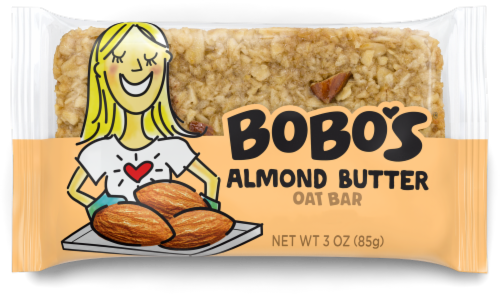 Bobo's Almond Butter Oat Bar Perspective: front