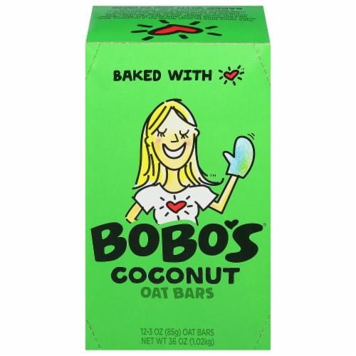 Bobo's® Coconut Oat Bars Perspective: front